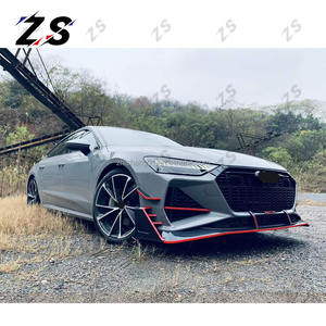 ZS voiture pare-chocs avant pour Audi <span class=keywords><strong>A7</strong></span> C8 modifié RS7 Style <span class=keywords><strong>ABT</strong></span> pare-chocs avant Kits de carrosserie pour Audi <span class=keywords><strong>A7</strong></span> C8 2019-2024 Facelift pare-chocs - Product Image 4