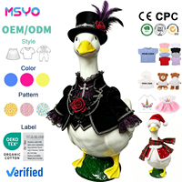 Vêtements pour oies MSYO, confortables, réfléchissants, en polyester, design classique, toutes saisons, pour les fêtes, Noël, vêtements pour messieurs