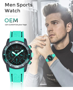 Fournisseur d'or OEM Marque Personnalisé Conception <span class=keywords><strong>Ado</strong></span> Bracelet En Caoutchouc Enfants Chronographe Sport Hommes Ensembles <span class=keywords><strong>Montre</strong></span> En Silicone - Product Image 4