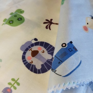 قماش قطني مطبوع بشاش مزدوج للرضع ، قماش تنورات ، قماش منسوجات منزلية ، قميص حرفي - Product Image 3