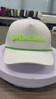 Gorra de Béisbol Unisex de 5 Paneles, Personalizada, de Algodón de Alta Calidad, de Secado Rápido, Impermeable, con Ventilación Perforada con Láser y Bordado