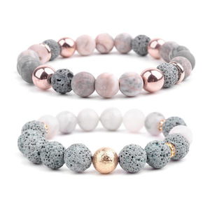 Yoga énergie <span class=keywords><strong>volcan</strong></span> <span class=keywords><strong>lave</strong></span> aromathérapie huile essentielle diffuseur pierre perle <span class=keywords><strong>Bracelet</strong></span> femme rose zèbre 6mm 8mm 10mm pierre <span class=keywords><strong>Bracelet</strong></span> - Product Image 1