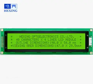 Cob Large 40x4 Character 18 Pin 8 Bit Parallel 5.0v Yellow Green Display Display Module 4004 16x2 Panel Lcd Screen