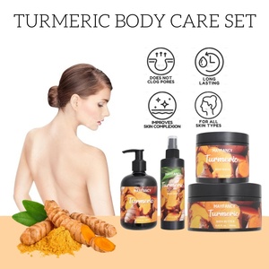 Bán buôn OEM chiết xuất gạo chăm sóc cơ thể thiết lập hữu cơ giữ ẩm & sáng Lotion cho da khô sáng chăm sóc da Kit 5 mảnh - Product Image 4