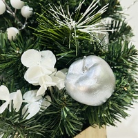 Ornement de Noël en PVC artificiel fabriqué en usine, 35 cm, pièce décorative d'intérieur pour la maison, la chambre à coucher, le salon