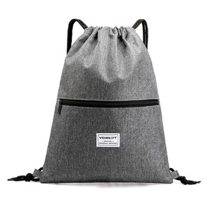 Polyester <b>Waterproof</b> <b>Drawstring</b> Backpack <b>Bag</b> Gym <b>Drawstring</b> <b>Bag</b> for Men Women - Product Image 4