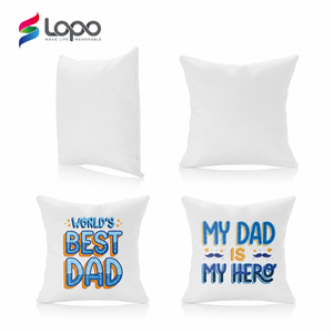 Vente en gros de housses de <span class=keywords><strong>coussin</strong></span> vierges pour sublimation 40*40CM, housses de <span class=keywords><strong>coussin</strong></span> blanches, housses de <span class=keywords><strong>coussin</strong></span> en lin vierges pour transfert thermique - Product Image 2