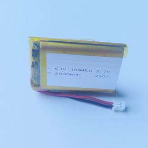 بطارية ليثيوم، بطارية بوليمر، بطارية، بطارية 2000 مللي أمبير، بطارية كيسية، بطارية ليثيوم أيون، بطارية 103450، بطارية 3.7 فولت - Product Image 6