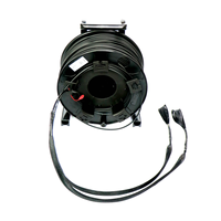 Chariot de câble à fibre optique extérieur robuste en TPU, 100m 300m SM G657A, blindé flexible pour un déploiement rapide sur le terrain