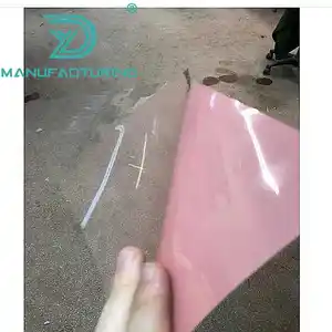 Pembe Sadblast Stencil bant temizle destekli şeffaf kumlama maskeleme filmi için granit gravür