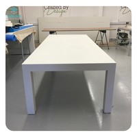Grande dalle de surface solide en acrylique, résistante aux taches, pour comptoir de cuisine et salle de bain d'appartement