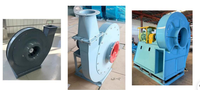 Ventilador Centrífugo de Alta Presión de 1-10 HP, 0.75-37 kW, para Reciclaje de Plástico, Extrusora, Cortadora, Clasificador Óptico, Soplador de Transporte Neumático
