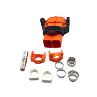 Bornes de faisceau de câbles Dc Hvil Safety Lock 2pin 2.8mm Plastic Socket Connector Safety Locked Rosenberger