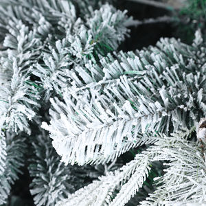 Высококачественная Рождественская Подарочная кедровая игла PE сосновая шишка для украшения дома с имитацией флокирования для атмосферы - Product Image 5