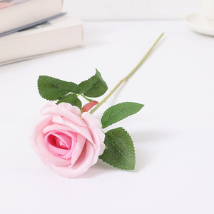 Singola flanella rosa di vendita calda fornitore di fiori artificiali tavola di nozze Set Rose - Product Image 4