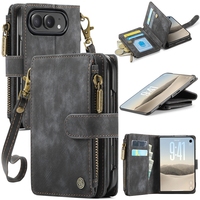 Casing iPhone Duo Caseme C30 Flip Magnetik Kulit PU Dompet dengan Tempat Kartu Flip Book Phone Cover Case