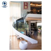 Haus Indoor Custom Treppe Moderne Schnecke Interieur Villa Circular Starcase Luxus Spiral Eisen Treppen von Foshan