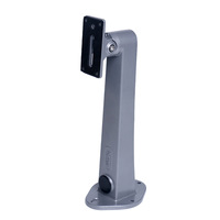 Support mural en alliage d'aluminium gris, accessoire compatible avec la caméra et le moniteur Box Camera 1293-p