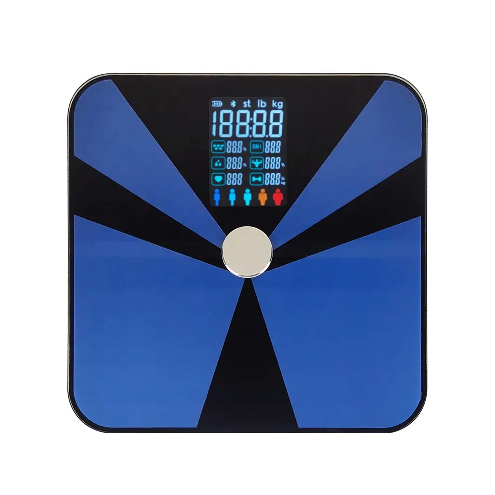 Multiple Designs OEM and ODM ITO Coating BMI Balance Analyzer Smart Blue Tooth Weighing Scale Monitor Machine