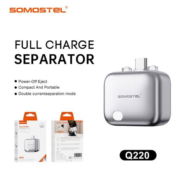 Somostel Q220 Full Charge Auto Power-Off Separator True Physical Disconnect for Battery Protection