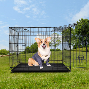 Cages à chiens pliables en gros, <span class=keywords><strong>transport</strong></span>, cages en métal, 3 portes, <span class=keywords><strong>cage</strong></span> à chien en métal, <span class=keywords><strong>cage</strong></span> à chien - Product Image 5