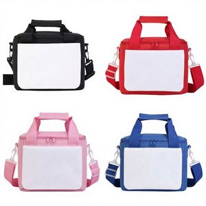 Subbank Wholesale Custom Heat Transfer Printing Blank Canvas Square Fashion Waist <b>Bag</b> Travel Fanny Pack - Product Image 4