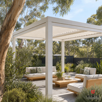 MEXIN Véranda préfabriquée en aluminium et verre pour balcon, terrasse, cour, toit, solarium, restaurant, café, hôtel - Vente en gros