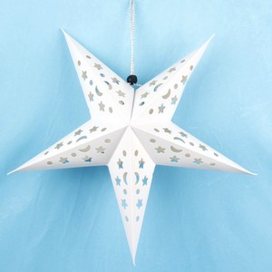 Décoration <span class=keywords><strong>de</strong></span> Noël en papier laser, étoiles à cinq branches, pour festivals, centres commerciaux, bars, maternelles, maisons, plafonds, tridimensionnel - Product Image 5