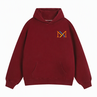 Veste en pur coton, style européen et américain rétro vieilli, sweat-shirt à capuche imprimé étoile de l'enfer