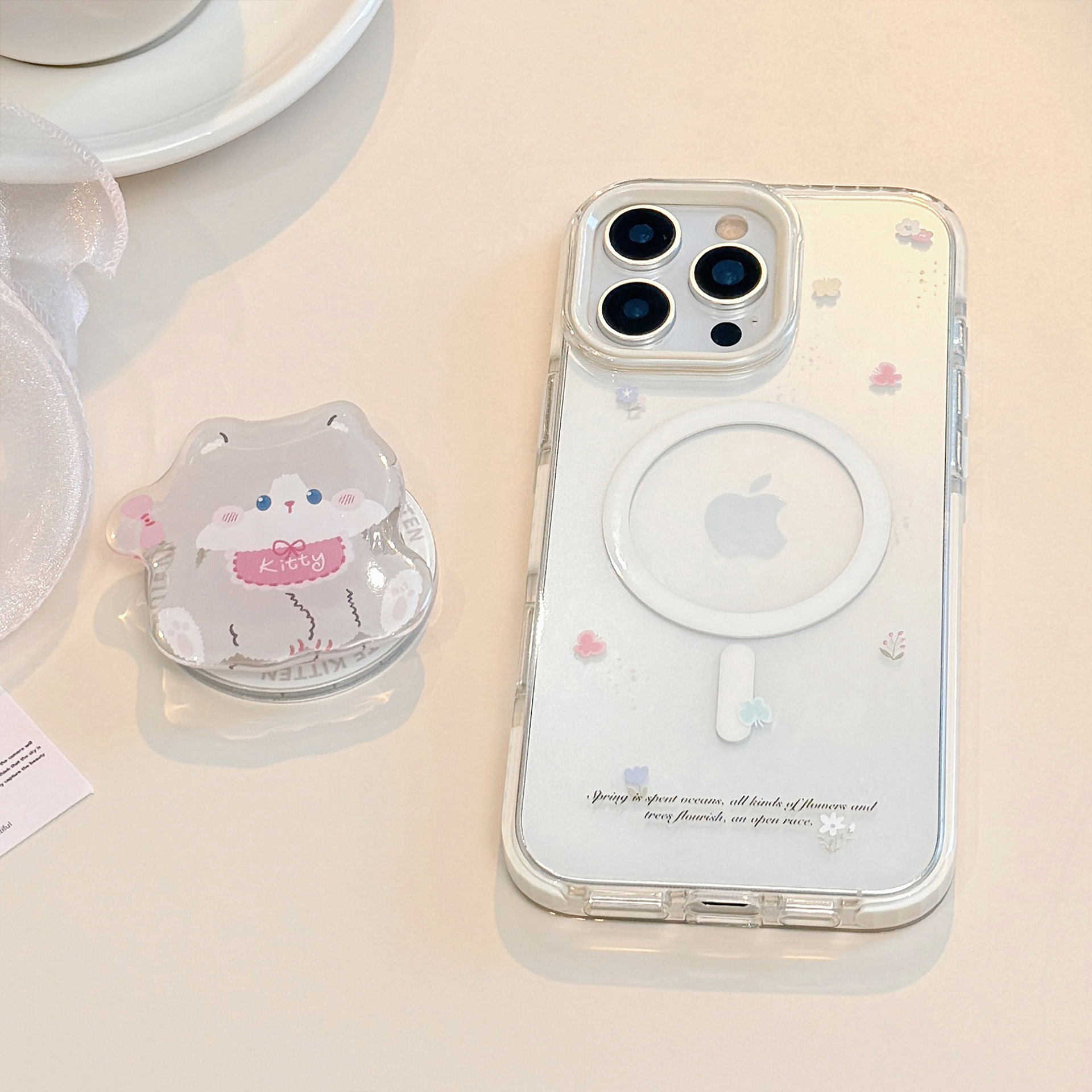 Magnetico trasparente e staffa