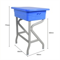 Meubles de salle de classe en plastique école bureau hauts fabrication pas cher étudiant Table pour enfants enfants ensemble bureau et chaise étude