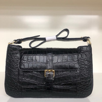 Sac pour femme en cuir de crocodile 100% cuir animal, motif bonbon, vintage, brillant, personnalisé