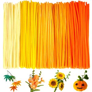 Shade Yellow Chenille Stems Bulk Craft Supply <b>for</b> Spring Decor Bee Sunflower Crafts Happy DIY Gifts - Product Image 1
