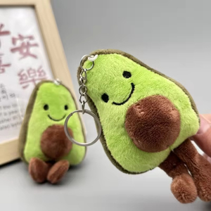 <span class=keywords><strong>Kawaii</strong></span> Avocado Plush Móc Khóa Đồ Chơi Hoạt Hình Dễ Thương Trái Cây Búp Bê Nhồi Bông Vui Nhộn Quà Tặng Sinh Nhật Cho Bé Trai Và Bé Gái - Product Image 5