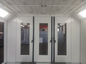 ตู้พ่นสีรถยนต์ระบบทำความร้อนไฟฟ้าตู้พ่นสีรถยนต์ประตูกระจกเต็มห้อง - Product Image 3