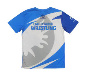 Gestricktes Wrestling-Set für Kinder T-Shirts Shorts Full Sublimation 2-teiliges Set Internat ional - Product Image 3