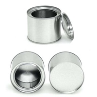 Boîte à thé chinoise ronde personnalisée avec couvercle, emballage métallique de luxe, boîte à thé en métal de qualité alimentaire
