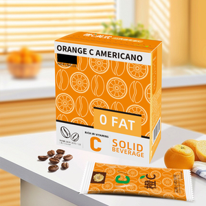 Set de Café Instantáneo Americano 3 en 1 Premium con Vitamina C, Sin Azúcar, Rico en Vitamina C, Café Arábica Negro, Bebida Caliente y Fría - Product Image 1