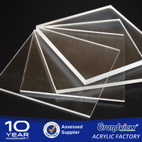 Feuille acrylique 18x24 pouces 1/8 pouces d'épaisseur plexiglas transparent en plastique panneau de plaque de Perspex pour signe, cadre Photo, artisanat