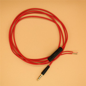 White Audio Cable 3.5 Mm With Remote <b>Control</b> 120 Cm Length Universal For Mobile <b>Phones</b> Headsets - Product Image 5