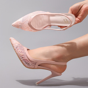 Sandalias de Tacón Alto con Tira en T para Mujer, Elegantes, con Punta Abierta, Tacón Cuadrado y Pedrería, Zapatos de Fiesta - Product Image 4