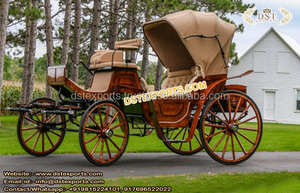 DST EXPORTS Fabricant Américain de Chariots à Chevaux Touristiques – Luxe, Métal Noirâtre et Bois, Légers, pour Décoration d'Événements – En Promotion - Product Image 5