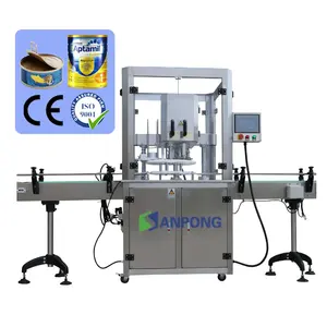 Sanpong can packaging machine sealer machine fully automatic sealing machine for bottle