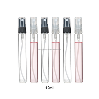 10ml 5ml 2-3ml verre Mini bouteilles de parfum atomiseur cosmétique flacons de parfum conteneur avec avec tube de bouteille de pulvérisation