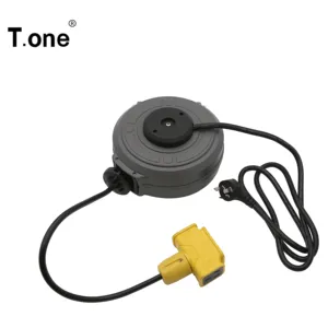 Industrial Carwash Cable Electric Hose Reel Mini Automatic Retractable Extension Cord Reel High Pressure Hose Reel