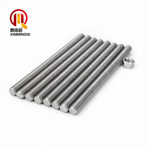 Tiges entièrement filetées en acier inoxydable/zinc/noir/acier au carbone XINMINGQI métriques M30-M80 - Product Image 1