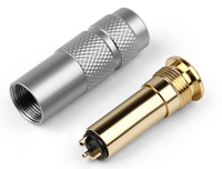 Connecteurs audio femelles TRRS 3,5 mm à 4 pôles plaqués or