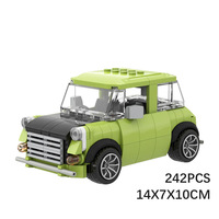 MOC Bean britannique comédien voiture Austin Mini 1000 blocs de construction jouets Johnny anglais Reborn coupé modèle brique ensemble pour bricolage MOC cadeau