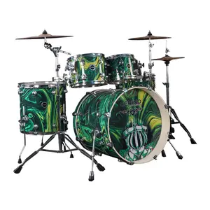 Fabrikant leverancier muziekinstrumenten professionele akoestische drum kit