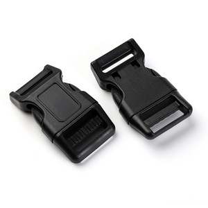 Hebilla de liberación lateral de plástico de 25 mm, negra, duradera, para bolsos, correas ajustables - Product Image 3